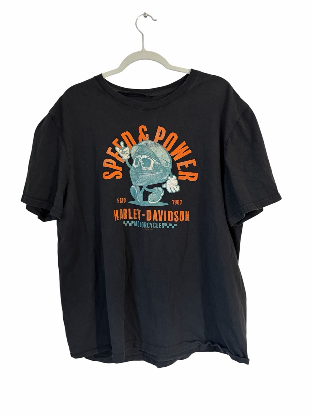 Harley-Davidson Men's Black 'Speed & Power' Graphic Tee